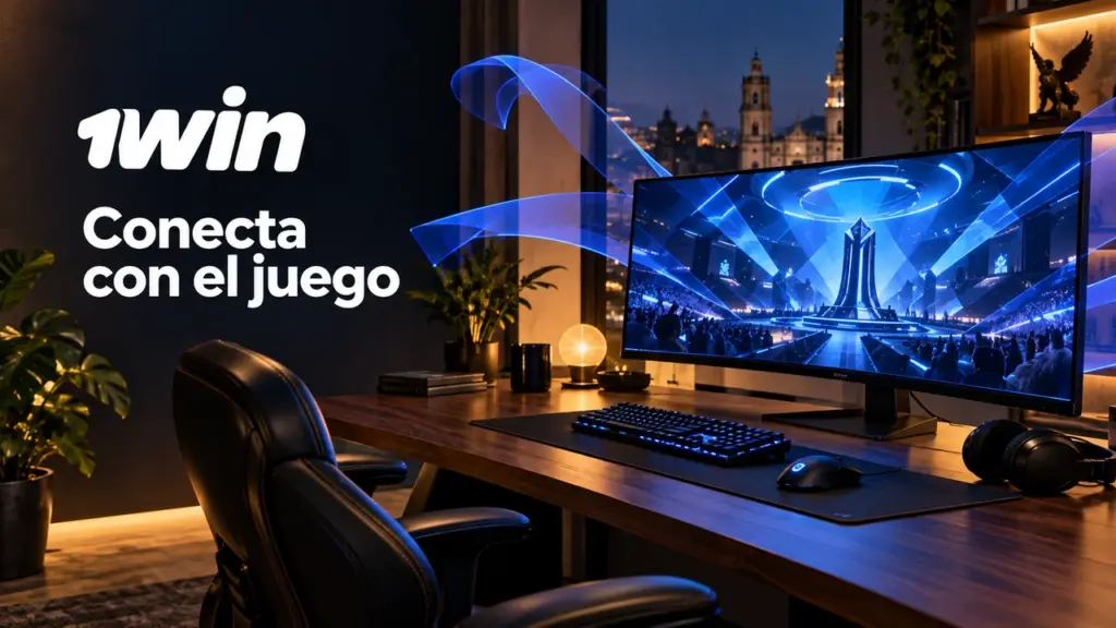 Ilustración de deportes de 1win para México